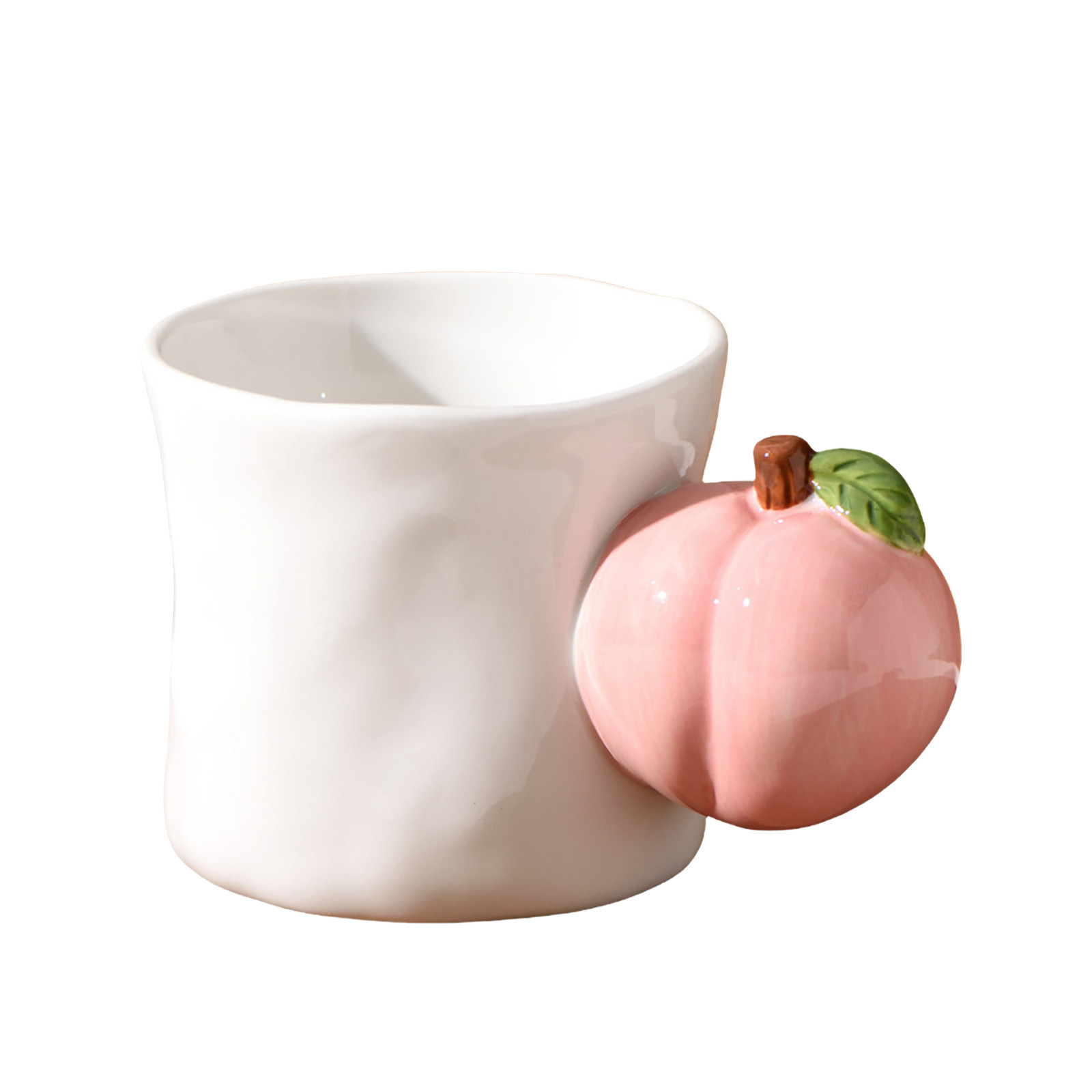 thumbnail image 2 of Taza De Café De Cerámica Taza De Forma Irregular Con Asa En Forma De Fruta Taza De Cerámica Hecha A Mano Adecuada Para El Hogar Perfecta Para Té Lavable En Lavavajillas Y Apta Para Microondas. Ideas, 2 of 2